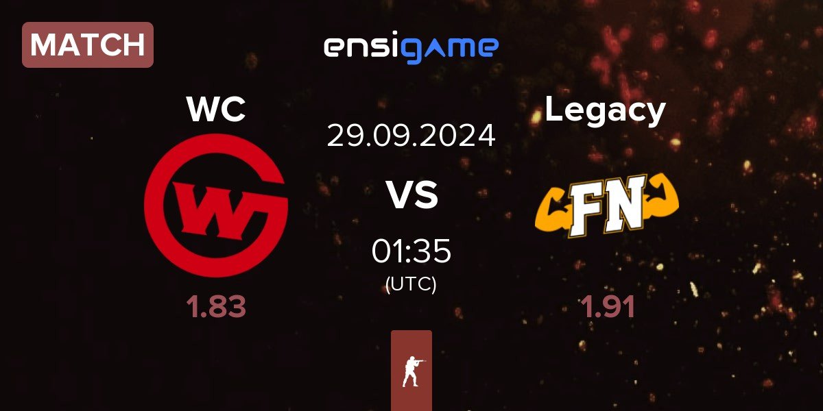 Match Wildcard Gaming WC vs Legacy | 29.09