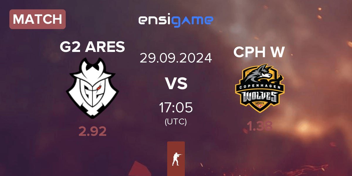 Match G2 Ares G2 ARES vs Copenhagen Wolves CPH W | 29.09