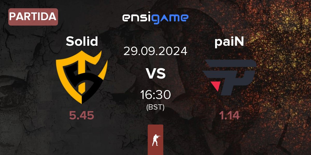 Partida Team Solid Solid vs paiN Gaming paiN | 29.09