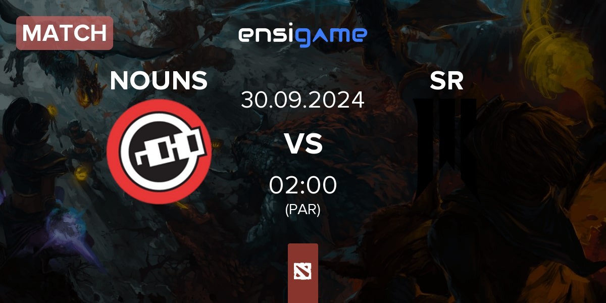 Match nouns NOUNS vs Shopify Rebellion SR | 30.09