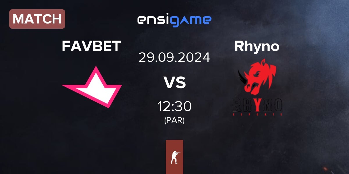 Match FAVBET Team FAVBET vs Rhyno Esports Rhyno | 29.09