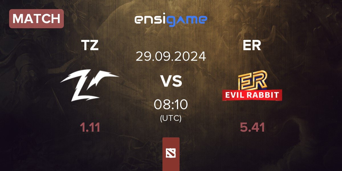 Match Team Zero TZ vs Evil Rabbit ER | 29.09