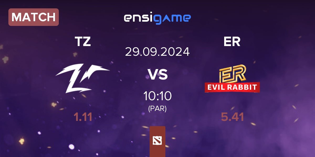 Match Team Zero TZ vs Evil Rabbit ER | 29.09