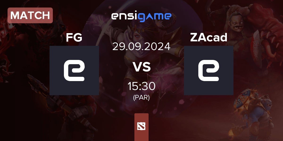 Match Fun gamers FG vs Zone Academy ZAcad | 29.09