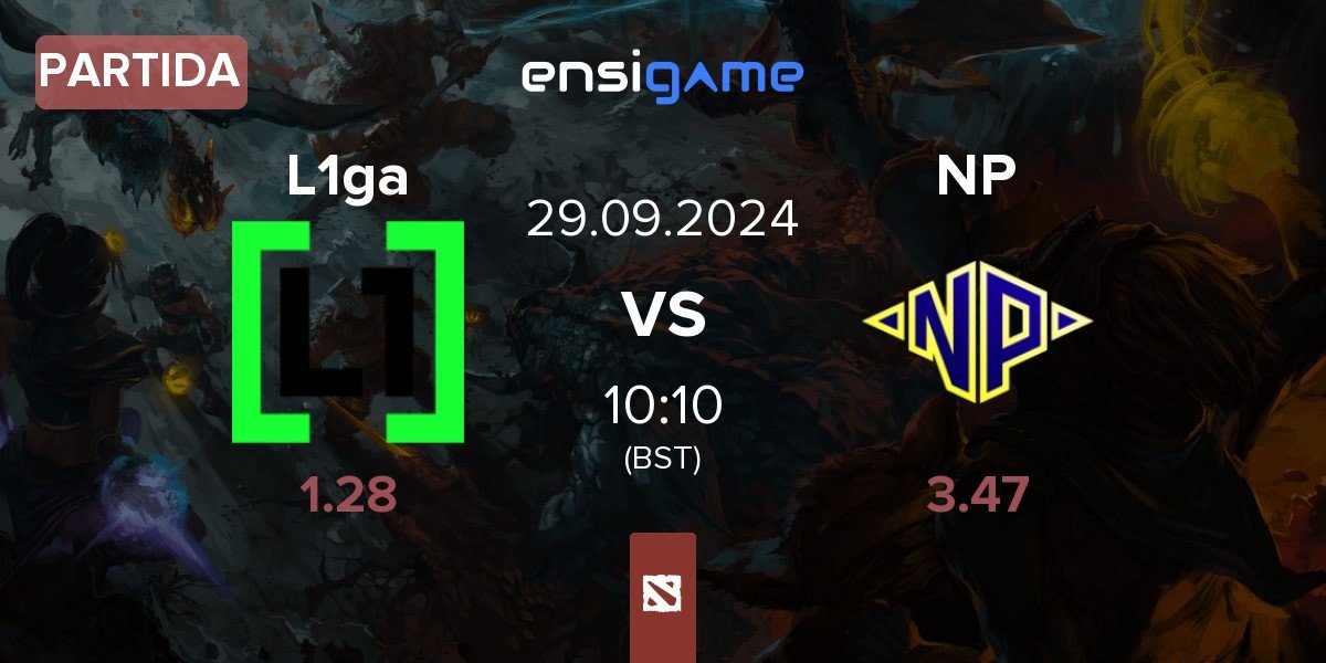 Partida L1ga Team L1ga vs Night Pulse NP | 29.09