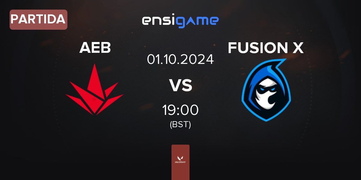 Partida Akave Esports Black AEB vs FUSION X | 01.10