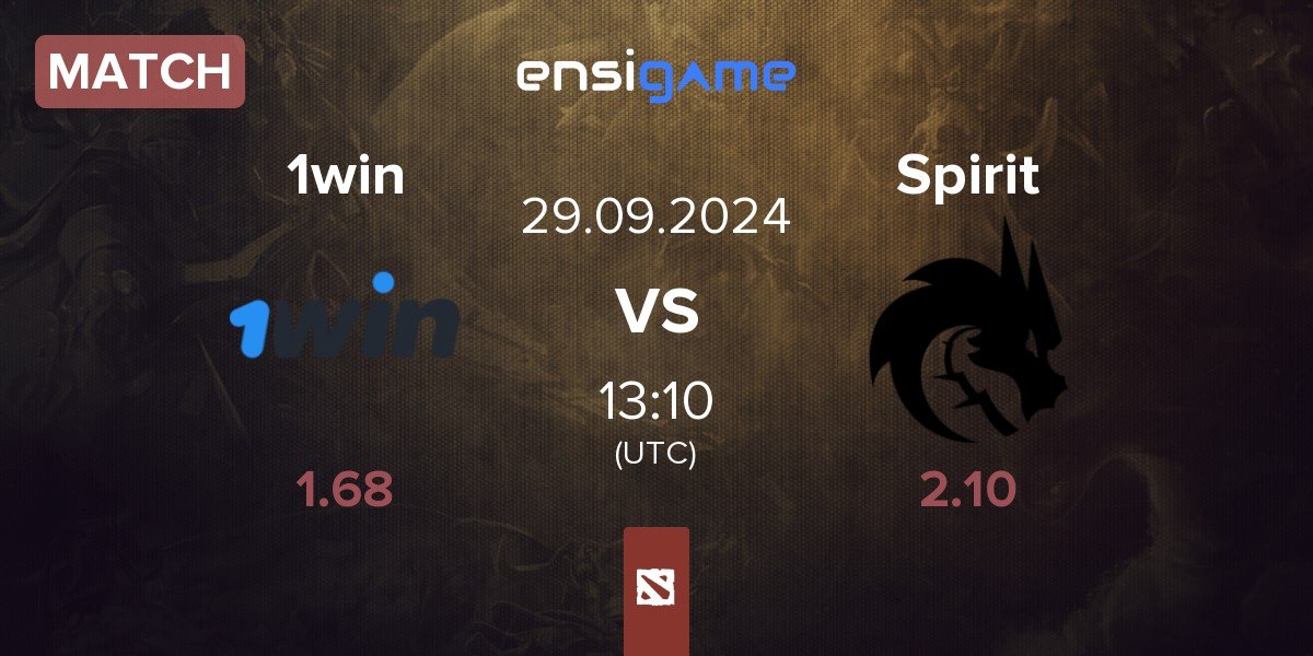 Match 1win vs Team Spirit Spirit | 29.09