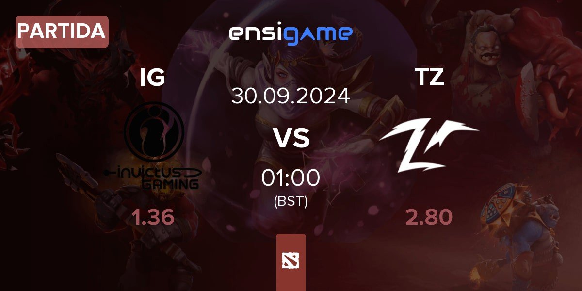 Partida Invictus Gaming IG vs Team Zero TZ | 30.09