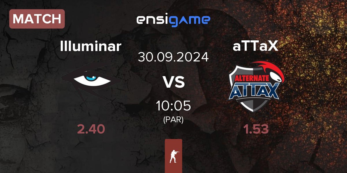 Match Illuminar Gaming Illuminar vs ALTERNATE aTTaX aTTaX | 30.09