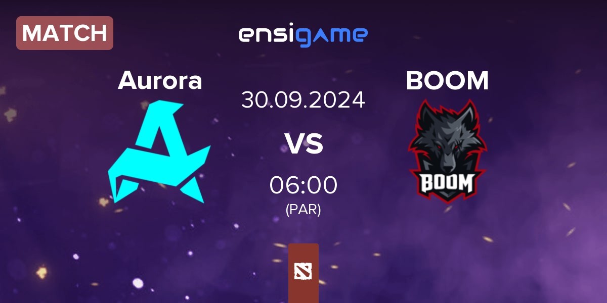 Match Aurora vs BOOM Esports BOOM | 30.09