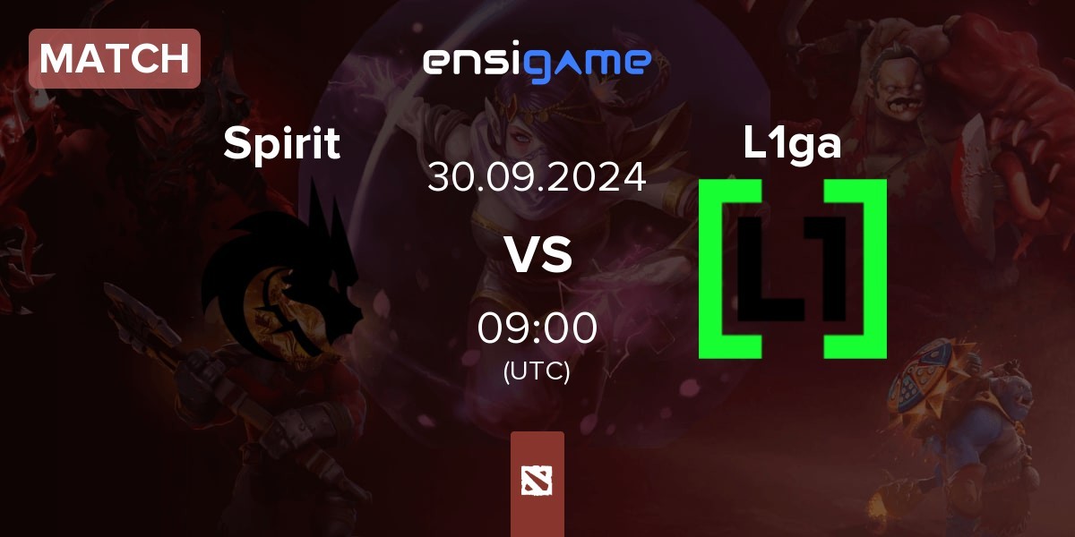 Match Team Spirit Spirit vs L1ga Team L1ga | 30.09