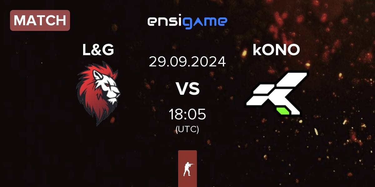 Match L&G vs kONO.ECF kONO | 29.09