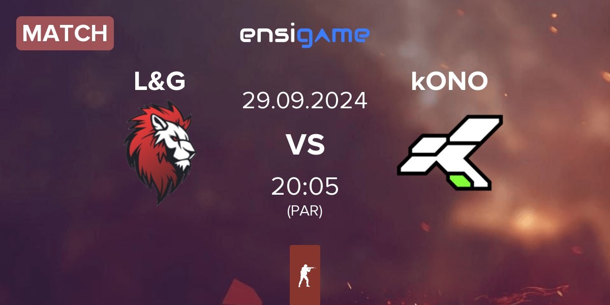 Match L&G vs kONO.ECF kONO | 29.09