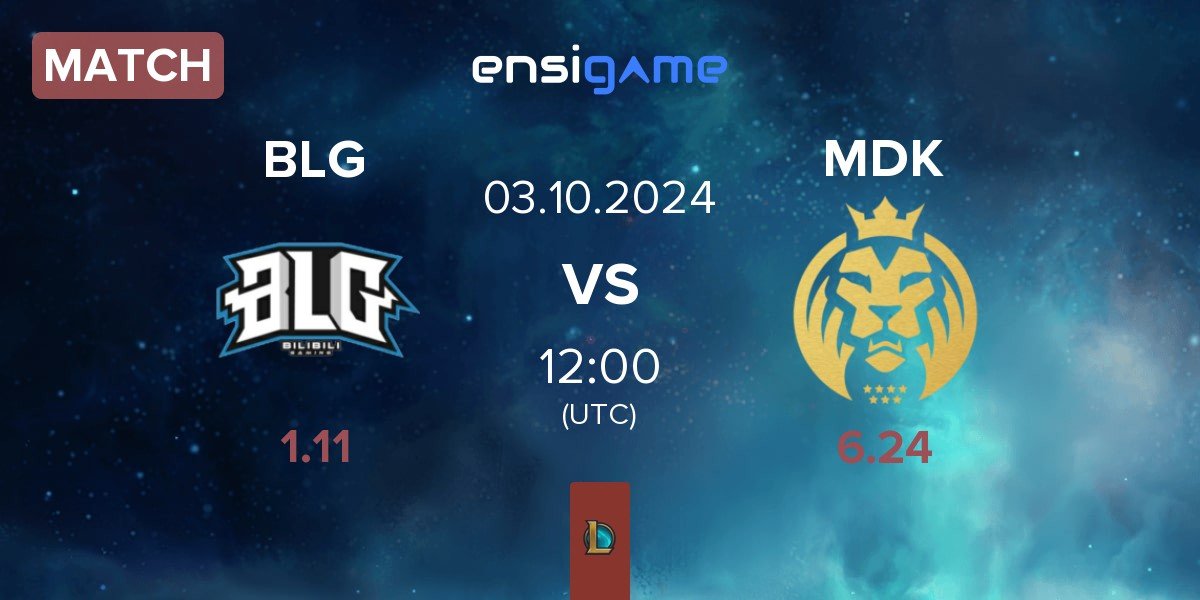 Match Bilibili Gaming BLG vs MAD Lions KOI MDK | 03.10