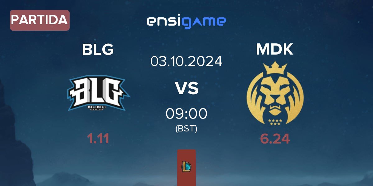 Partida Bilibili Gaming BLG vs MAD Lions KOI MDK | 03.10