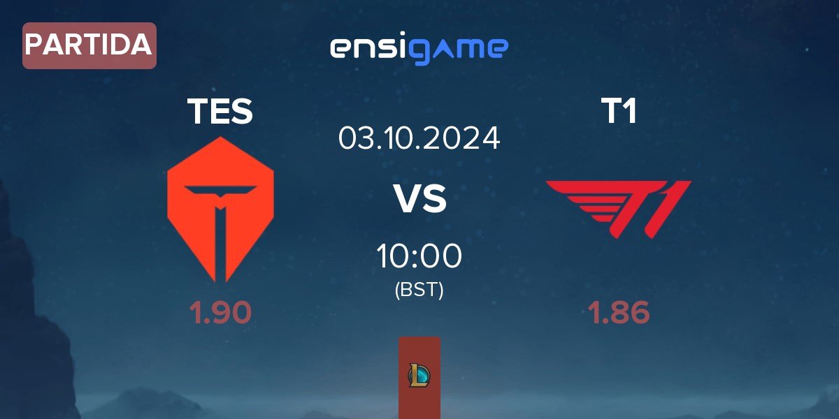 Partida TOP Esports TES vs T1 | 03.10