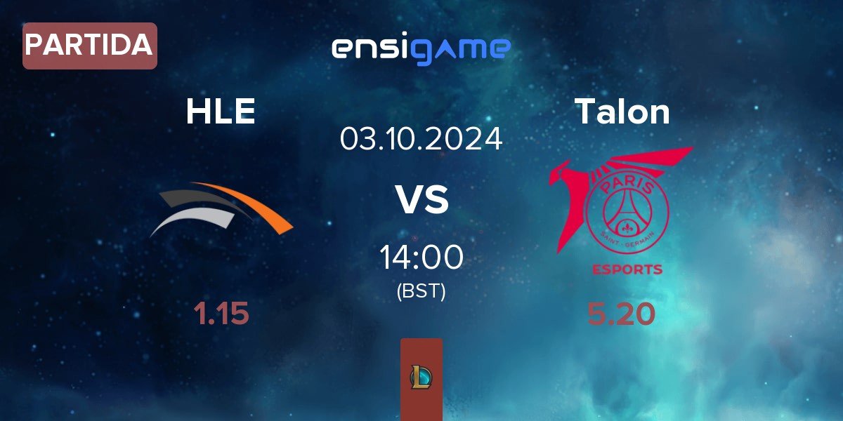 Partida Hanwha Life Esports HLE vs PSG Talon Talon | 03.10