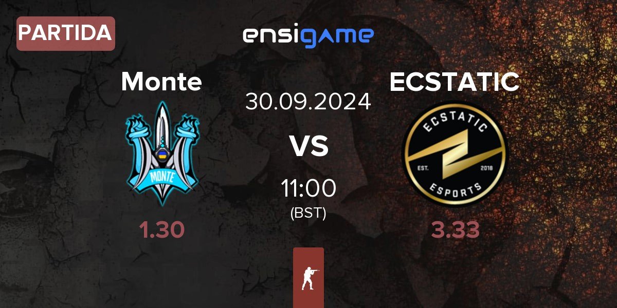 Partida Monte vs ECSTATIC | 30.09