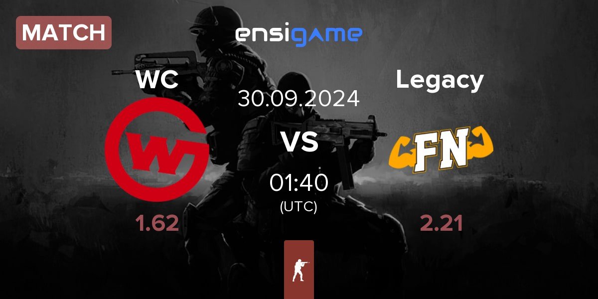 Match Wildcard Gaming WC vs Legacy | 30.09