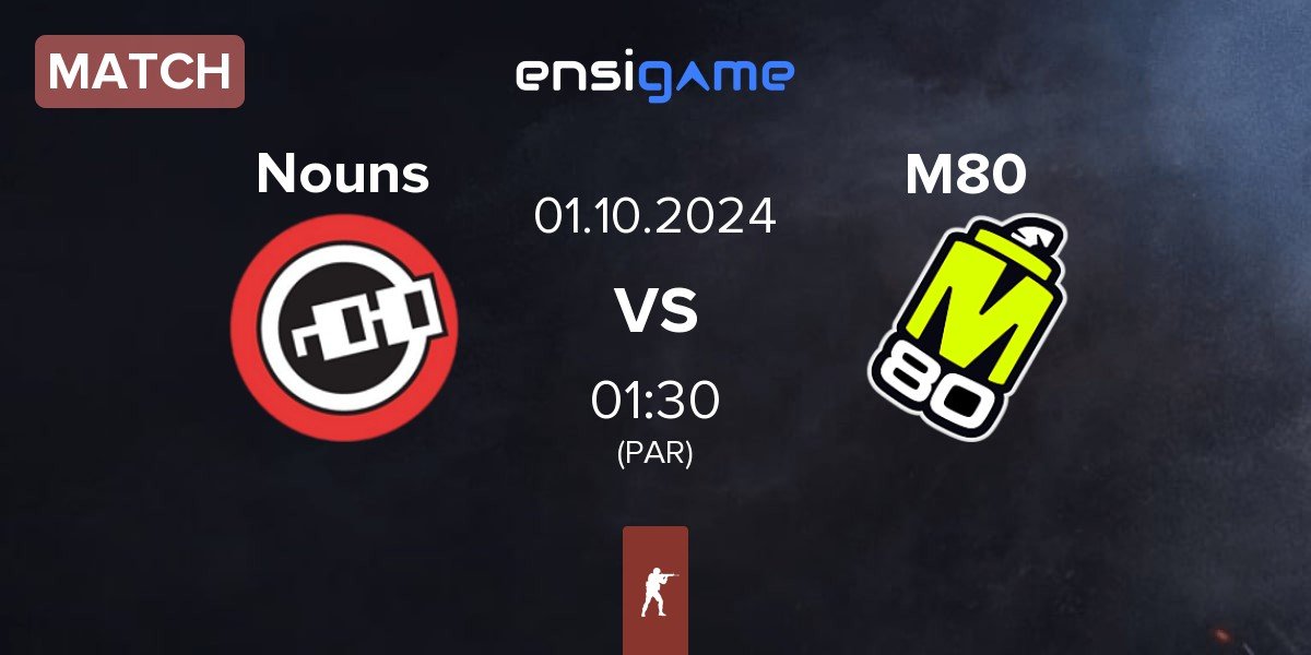 Match Nouns Esports Nouns vs M80 | 01.10