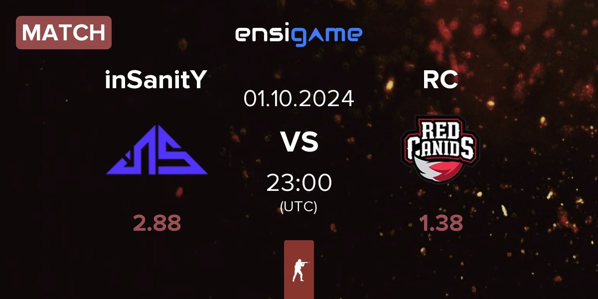 Match inSanitY Sports inSanitY vs Red Canids RC | 01.10