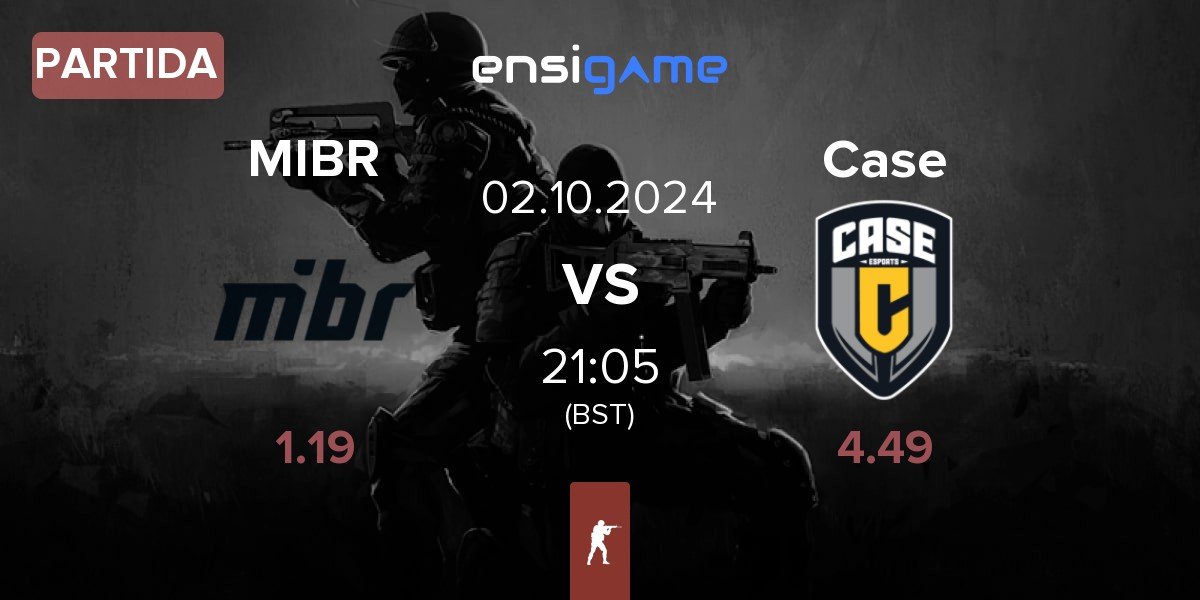 Partida Made in Brazil MIBR vs Case Esports Case | 01.10