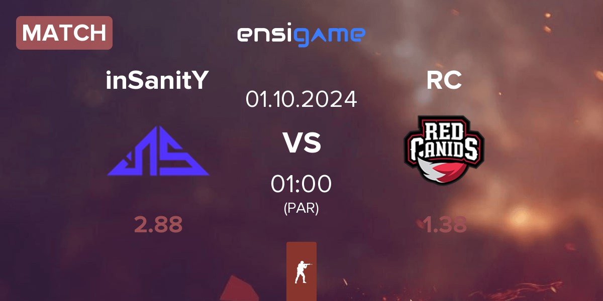 Match inSanitY Sports inSanitY vs Red Canids RC | 01.10