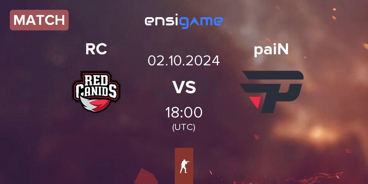 Match Red Canids RC vs paiN Gaming paiN | 02.10