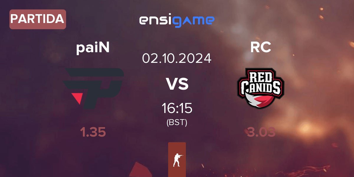 Partida paiN Gaming paiN vs Red Canids RC | 02.10