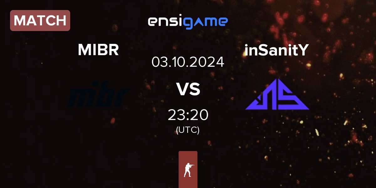 Match Made in Brazil MIBR vs inSanitY Sports inSanitY | 03.10