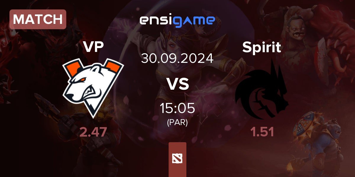 Match Virtus.pro VP vs Team Spirit Spirit | 30.09