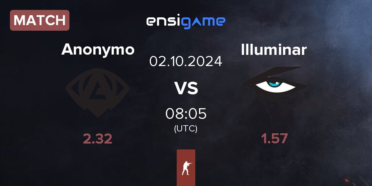 Match Anonymo Esports Anonymo vs Illuminar Gaming Illuminar | 02.10