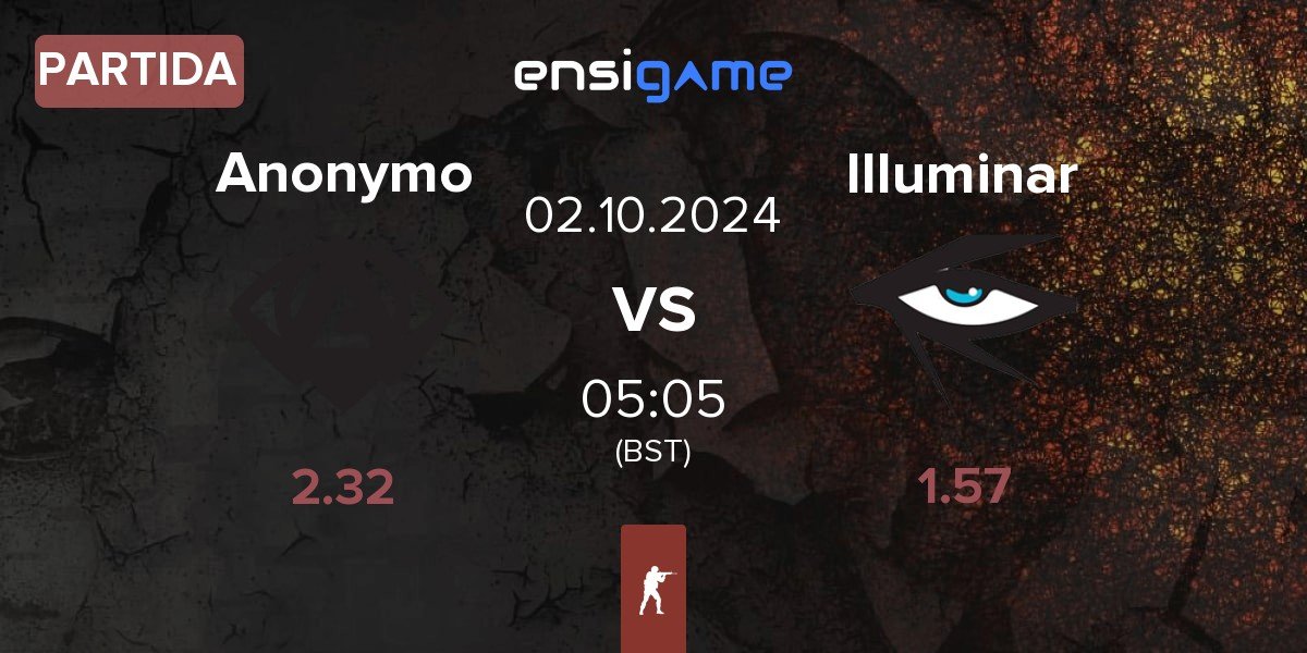 Partida Anonymo Esports Anonymo vs Illuminar Gaming Illuminar | 02.10