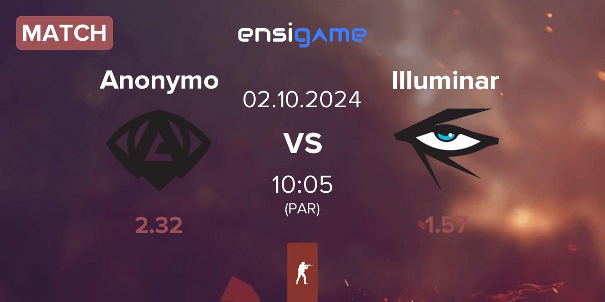 Match Anonymo Esports Anonymo vs Illuminar Gaming Illuminar | 02.10