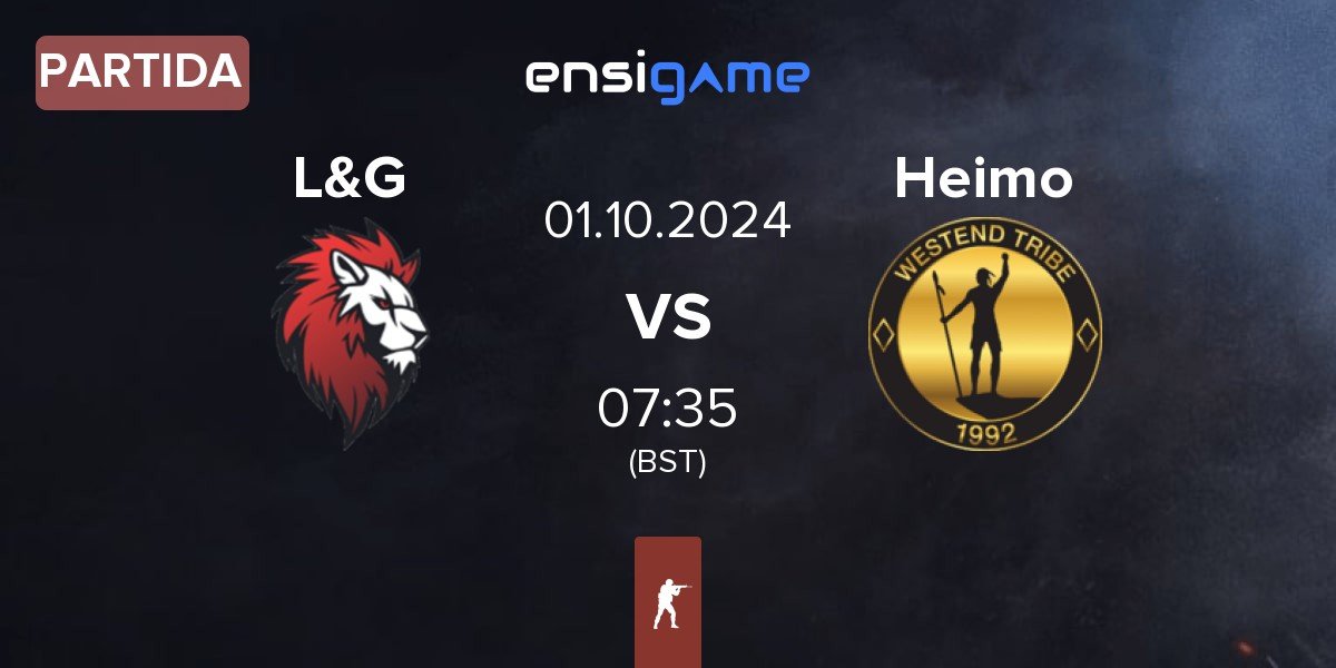 Partida L&G vs Heimo Esports Heimo | 01.10