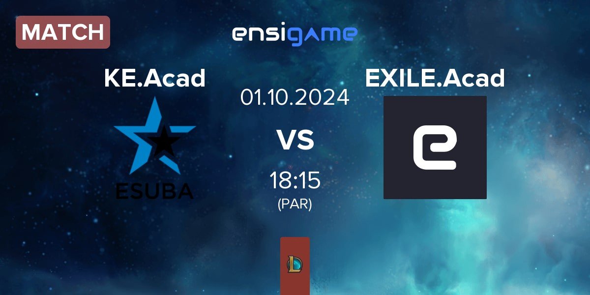 Match KIA.eSuba Academy ESB.A vs EXILE esports Academy EXE.A | 01.10