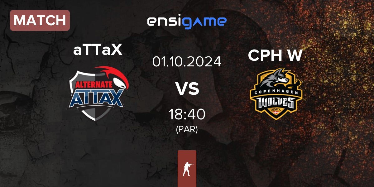 Match ALTERNATE aTTaX aTTaX vs Copenhagen Wolves CPH W | 01.10