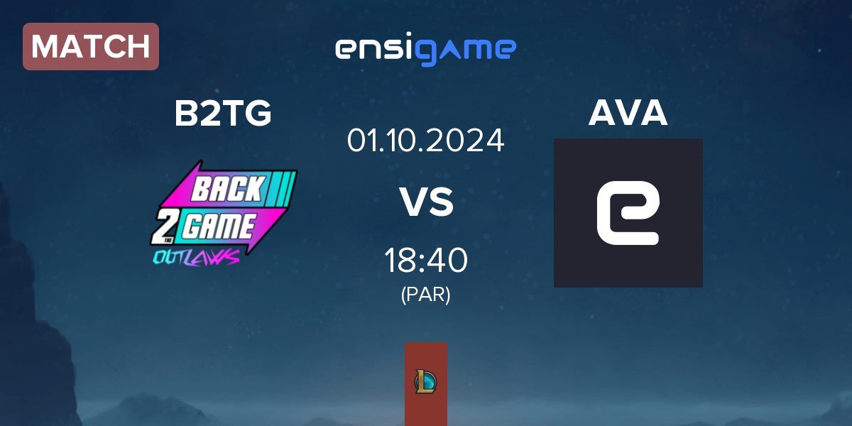 Match Back2TheGame B2TG vs AvaTrade PixelPenny AVA | 01.10