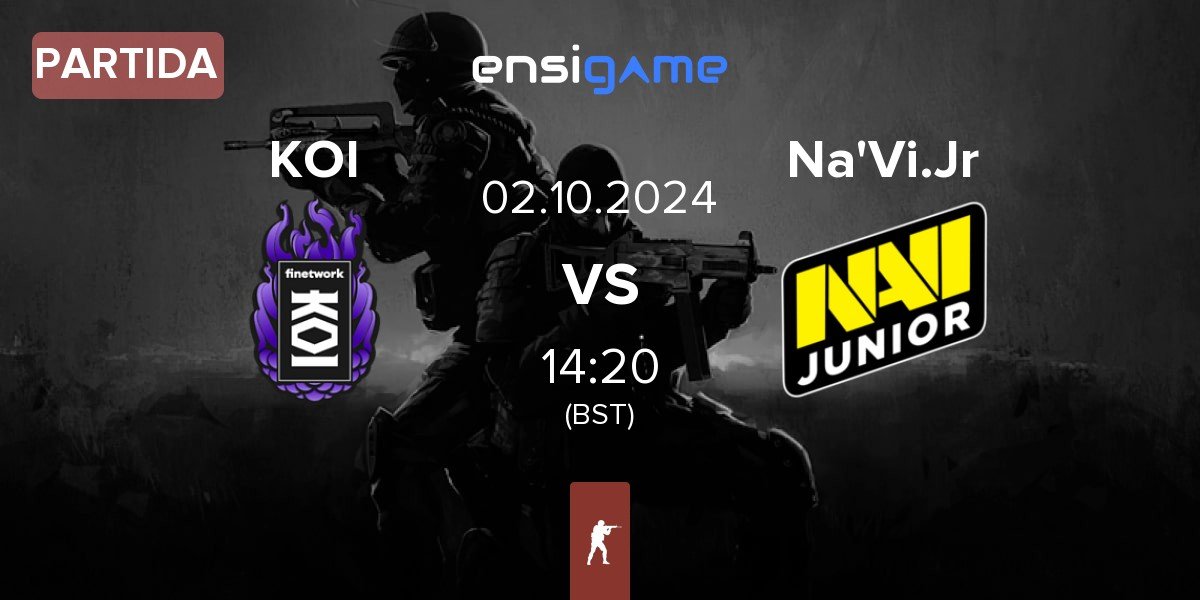 Partida KOI vs Natus Vincere Junior Na'Vi.Jr | 02.10