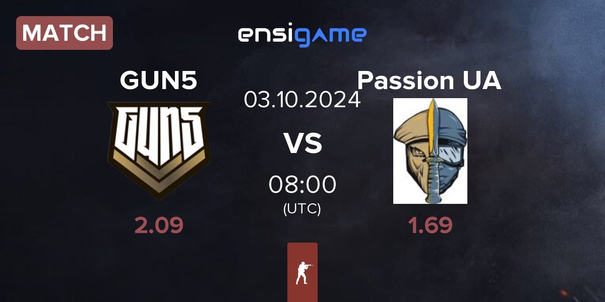 Match GUN5 Esports GUN5 vs Passion UA | 03.10