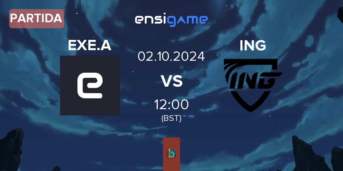 Partida EXILE esports Academy EXE.A vs Inside Games ING | 02.10