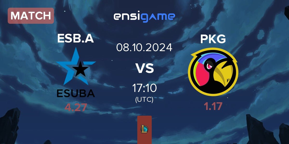 Match KIA.eSuba Academy ESB.A vs Parakeet Gaming PKG | 08.10