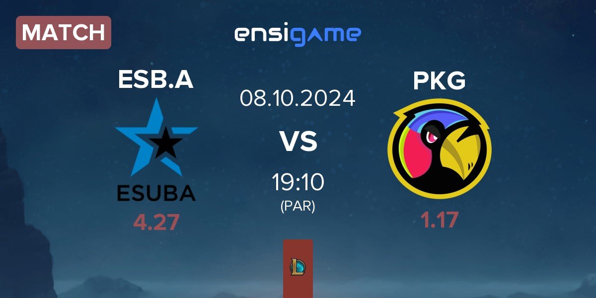 Match KIA.eSuba Academy ESB.A vs Parakeet Gaming PKG | 08.10