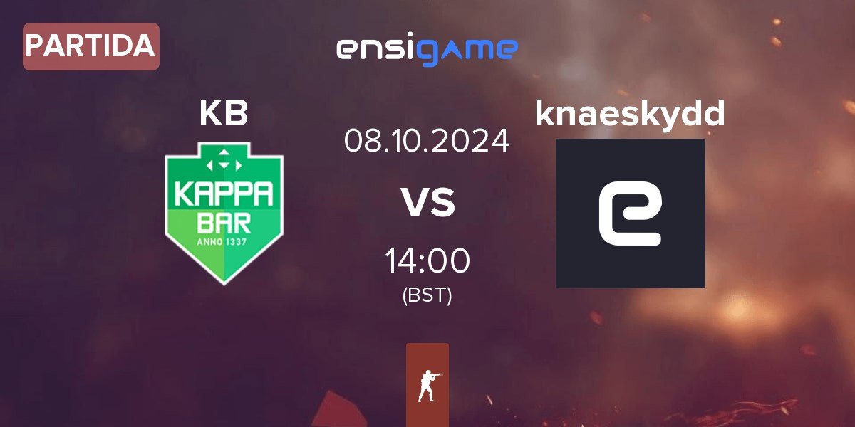 Partida Kappa Bar KB vs knaeskydd | 08.10