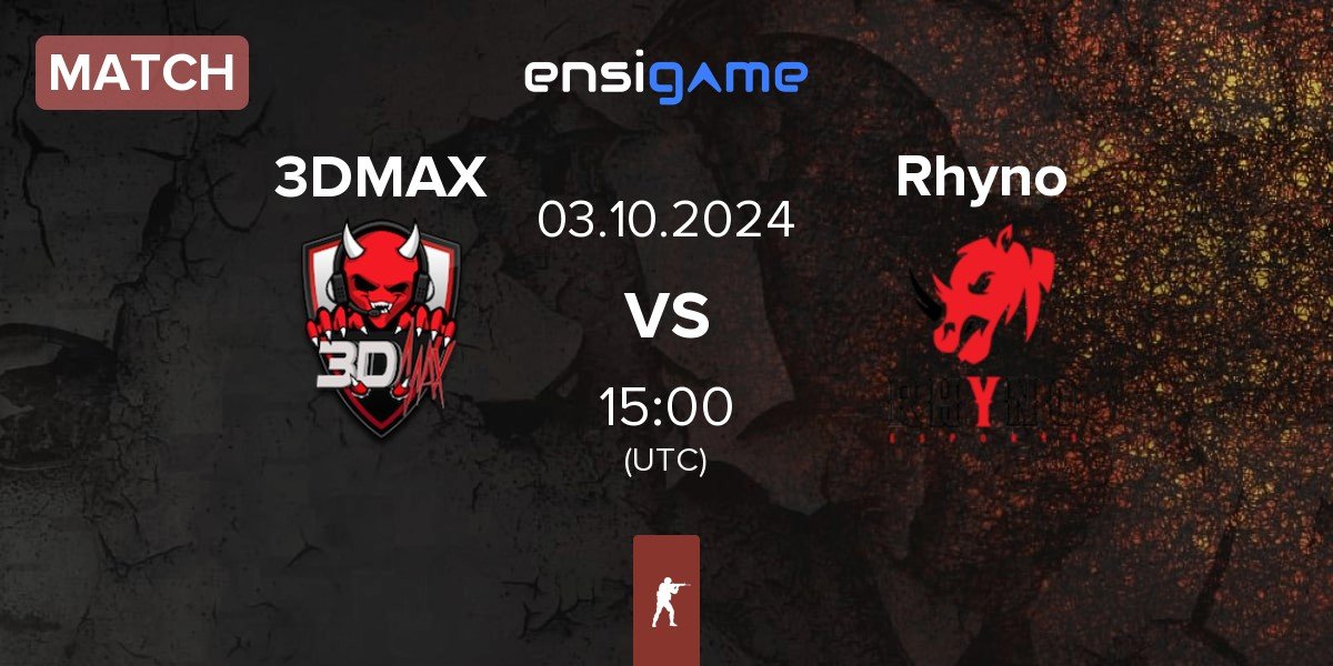 Match 3DMAX vs Rhyno Esports Rhyno | 03.10