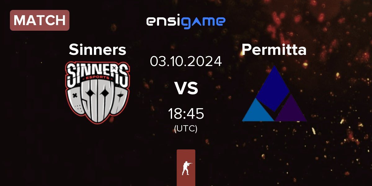 Match Sinners Esports Sinners vs Permitta Esports Permitta | 03.10