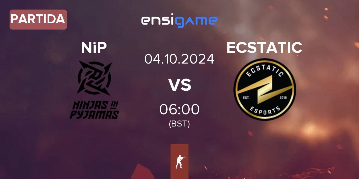 Partida Ninjas in Pyjamas NiP vs ECSTATIC | 04.10