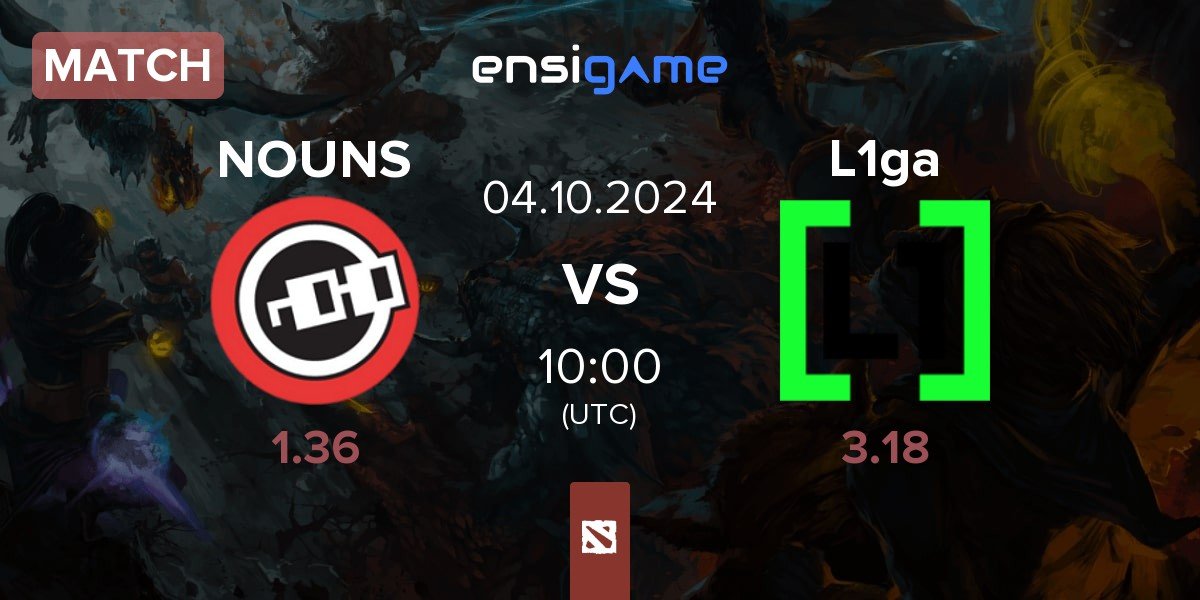 Match nouns NOUNS vs L1ga Team L1ga | 04.10