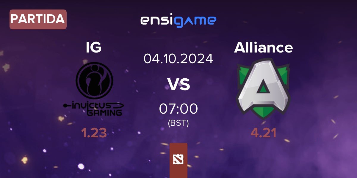 Partida Invictus Gaming IG vs Alliance | 04.10