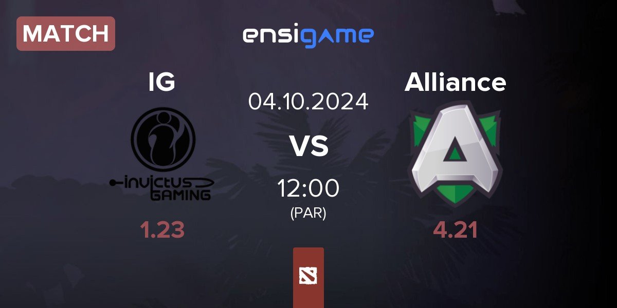 Match Invictus Gaming IG vs Alliance | 04.10